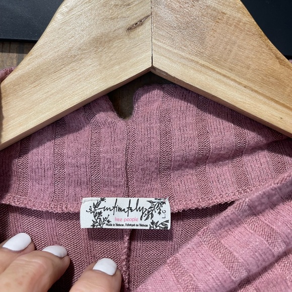 Free People intimatly mauve sleeveless ribbed top - Picture 5 of 5